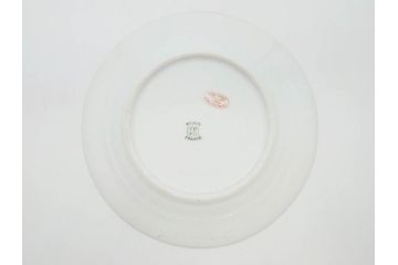 ビンテージ　フランス　PILLIVUYT(ピリヴィッツ)　MEHUN(メアン)　淡い色調で描かれた花のデザインが上品なプレート6枚セット(ピリヴュイ、花柄、フラワー、金彩、磁器、食器、皿、中皿、洋食器、ヴィンテージ)(R-078688)