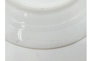 ビンテージ　フランス　PILLIVUYT(ピリヴィッツ)　MEHUN(メアン)　淡い色調で描かれた花のデザインが上品なプレート6枚セット(ピリヴュイ、花柄、フラワー、金彩、磁器、食器、皿、中皿、洋食器、ヴィンテージ)(R-078688)