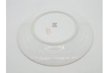 ビンテージ　フランス　PILLIVUYT(ピリヴィッツ)　MEHUN(メアン)　淡い色調で描かれた花のデザインが上品なプレート6枚セット(ピリヴュイ、花柄、フラワー、金彩、磁器、食器、皿、中皿、洋食器、ヴィンテージ)(R-078688)
