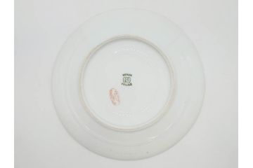 ビンテージ　フランス　PILLIVUYT(ピリヴィッツ)　MEHUN(メアン)　淡い色調で描かれた花のデザインが上品なプレート6枚セット(ピリヴュイ、花柄、フラワー、金彩、磁器、食器、皿、中皿、洋食器、ヴィンテージ)(R-078688)