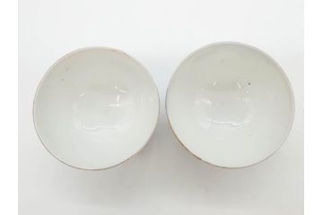 戦前　当時物　有田焼　オールド香蘭社　染付　上品な花柄が美しい茶器セット(急須、湯冷まし、湯飲み5客、朝顔、磁器、茶道具)(R-078689)