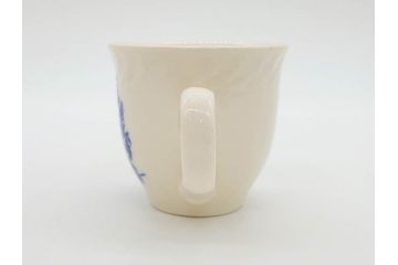 ビンテージ　フランス　GIEN(ジアン)　ブルーローズがエレガントなカップ&ソーサー6客セット(ヴィンテージ、C&S、磁器、バラ、薔薇、洋食器)(R-078692)