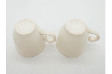 ビンテージ　フランス　GIEN(ジアン)　ブルーローズがエレガントなカップ&ソーサー6客セット(ヴィンテージ、C&S、磁器、バラ、薔薇、洋食器)(R-078692)