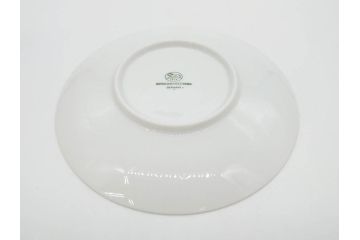 ドイツ　HUTSCHENREUTHER(フッチェンロイター)　ローズ　柔らかな色彩で描かれたバラのデザインが可愛らしいスープカップ&ソーサー6客セット(バラ、薔薇、ブルーローズ、ダブルハンドル、皿、プレート、洋食器)(R-078693)