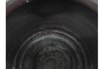 室町時代　古備前焼　波状文　高さ 約23cm　素朴な味わいがある壺(花生、花瓶、花器、花入れ、壷)(R-078695)