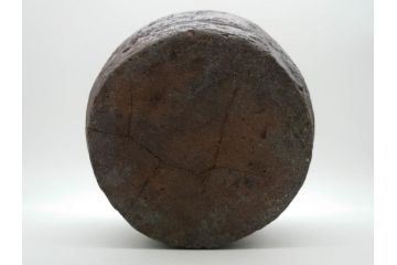 室町時代　古備前焼　波状文　高さ 約23cm　素朴な味わいがある壺(花生、花瓶、花器、花入れ、壷)(R-078695)