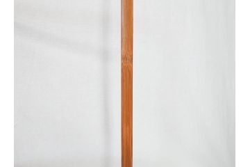 昭和初期　古民具　竹製　竹の素材を生かしたデザインの小さな衣桁(手拭い、ハンガーラック、着物掛け、衣装掛け、タオル掛け)(R-078702)