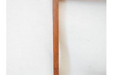 昭和初期　古民具　竹製　竹の素材を生かしたデザインの小さな衣桁(手拭い、ハンガーラック、着物掛け、衣装掛け、タオル掛け)(R-078702)