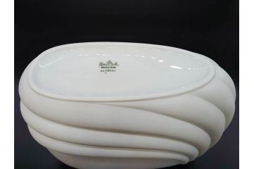 ドイツ　Rosenthal(ローゼンタール)　Studio-linie(スタジオライン)　シンプルながら飾り模様のデザイン性が光るベース2点&プレート7客セット(CLASSIC ROSE、クラシック・ローズ、ゴールドライン、花瓶、花器、花入、花生、磁器、中皿、大皿、洋食器、金彩)(R-078703)
