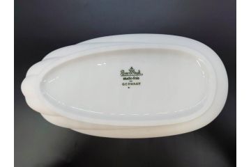 ドイツ　Rosenthal(ローゼンタール)　Studio-linie(スタジオライン)　シンプルながら飾り模様のデザイン性が光るベース2点&プレート7客セット(CLASSIC ROSE、クラシック・ローズ、ゴールドライン、花瓶、花器、花入、花生、磁器、中皿、大皿、洋食器、金彩)(R-078703)