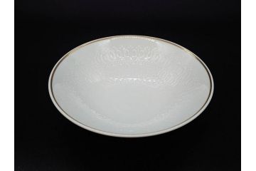 ドイツ　Rosenthal(ローゼンタール)　Studio-linie(スタジオライン)　シンプルながら飾り模様のデザイン性が光るベース2点&プレート7客セット(CLASSIC ROSE、クラシック・ローズ、ゴールドライン、花瓶、花器、花入、花生、磁器、中皿、大皿、洋食器、金彩)(R-078703)