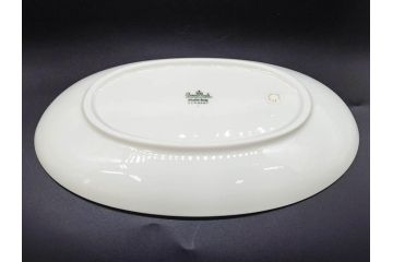 ドイツ　Rosenthal(ローゼンタール)　Studio-linie(スタジオライン)　シンプルながら飾り模様のデザイン性が光るベース2点&プレート7客セット(CLASSIC ROSE、クラシック・ローズ、ゴールドライン、花瓶、花器、花入、花生、磁器、中皿、大皿、洋食器、金彩)(R-078703)