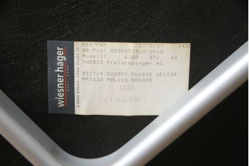 中古　ウィスナーハーガー(wiesner hager)　モダンでスタイリッシュな空間作りにおすすめのミーティングチェア2脚セット(会議用チェア、オフィスチェア、アームチェア、バラ売り可能)(R-078716)