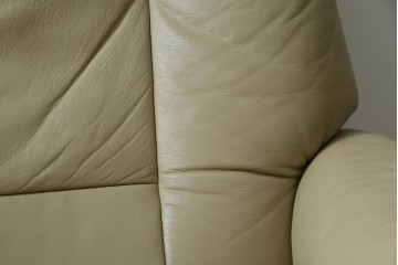 中古　EKORNES(エコーネス)　本革(レザー)　Mayfair(メイフェア)　ストレスレスチェア(S)とオットマンのセット　(R-078736)
