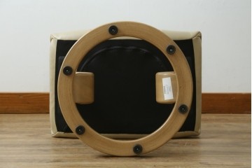 中古　EKORNES(エコーネス)　本革(レザー)　Mayfair(メイフェア)　ストレスレスチェア(S)とオットマンのセット　(R-078736)