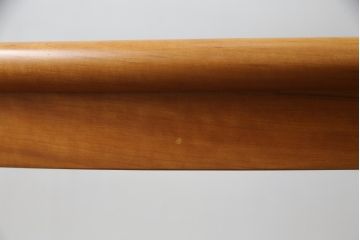 中古　イタリア製　ポラダ(porada)社　GARBO(ガルボ)　優美な曲線デザインが目を惹くアームチェア(ダイニングチェア、椅子、イス)(定価約17万円)(R-078738)