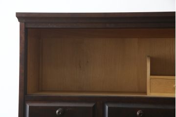 中古　北海道民芸家具　和洋どちらのお部屋にも馴染みやすい重ねタンス(衣装箪笥、収納箪笥、着物箪笥、和タンス、引き出し)(R-078739)
