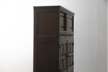 中古　北海道民芸家具　和洋どちらのお部屋にも馴染みやすい重ねタンス(衣装箪笥、収納箪笥、着物箪笥、和タンス、引き出し)(R-078739)