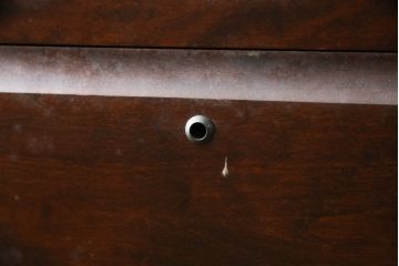 中古　北海道民芸家具　和洋どちらのお部屋にも馴染みやすい重ねタンス(衣装箪笥、収納箪笥、着物箪笥、和タンス、引き出し)(R-078739)