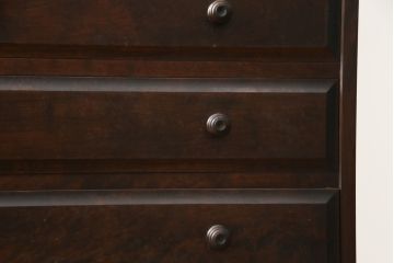 中古　北海道民芸家具　天板リメイク　和洋どちらのお部屋にも馴染みやすいサイドチェスト(テレビ台、テレビボード、ローボード、引き出し、収納箪笥、衣装箪笥)(R-078742)