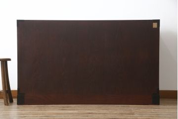 中古　美品　仙台民芸箪笥(仙台箪笥)　欅産業　凝ったつくりの大振りの金具が目を惹く仙台箪笥サイドボード(サイドチェスト、収納箪笥、衣装箪笥、引き出し)(R-078745)