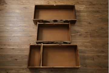 中古　希少な廃番品　ドイツ家具　KARE(カレ)　RODEO(ロデオ)　3Doors 4Drw　異素材の組み合わせがユニークでお洒落なチェスト(サイドチェスト、サイドボード、引き出し、収納棚、戸棚)(R-078746)