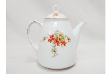 オールドノリタケ　NORITAKE　日本陶器會社　花柄　食卓が明るく華やかになるオールドノリタケまとめて17点セット(コップ2客、ティーポット、プレート8枚、ボウル6点、皿、カップ、金彩、ヤジロベー印、LOUISE、オレンジ、フラワー、草花、洋食器)(R-078753)