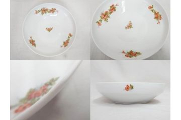 オールドノリタケ　NORITAKE　日本陶器會社　花柄　食卓が明るく華やかになるオールドノリタケまとめて17点セット(コップ2客、ティーポット、プレート8枚、ボウル6点、皿、カップ、金彩、ヤジロベー印、LOUISE、オレンジ、フラワー、草花、洋食器)(R-078753)