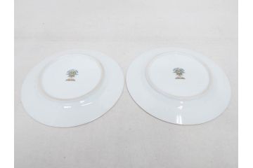 オールドノリタケ　NORITAKE　日本陶器會社　花柄　食卓が明るく華やかになるオールドノリタケまとめて17点セット(コップ2客、ティーポット、プレート8枚、ボウル6点、皿、カップ、金彩、ヤジロベー印、LOUISE、オレンジ、フラワー、草花、洋食器)(R-078753)
