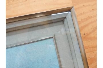 真作　小栗潮　「カーネション」　日本画　10号　絵画(カーネーション、共シール、額装、花、落款印、肉筆)(R-078754)