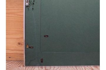 真作　小栗潮　「カーネション」　日本画　10号　絵画(カーネーション、共シール、額装、花、落款印、肉筆)(R-078754)