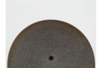 小西陶古　備前焼　霊芝摘み　蓋の取っ手の細かい装飾が印象的な宝瓶(茶道具、茶器、湯冷まし、煎茶道具、急須、和食器、共箱付き、裏印)(R-078756)