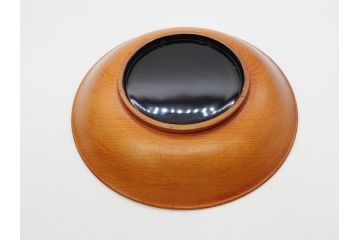 図変わり　約14cm　4.5寸　七福神の優し気な表情に心が和む木皿7枚セット(縁起物、恵比寿天(夷)、大黒天、毘沙門天、弁財天、福禄寿、寿老人、布袋、菓子皿、小皿、4寸5分、共箱付き)(R-078760)