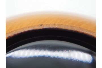図変わり　約14cm　4.5寸　七福神の優し気な表情に心が和む木皿7枚セット(縁起物、恵比寿天(夷)、大黒天、毘沙門天、弁財天、福禄寿、寿老人、布袋、菓子皿、小皿、4寸5分、共箱付き)(R-078760)