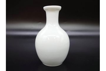 十五代　永楽善五郎　京焼　白鷺酒次一対(2客)　シンプルで優美なフォルムをした徳利2点セット(茶道具、とっくり、酒器、水差し、水次、茶器、和食器、共箱付き、裏印)(R-078761)