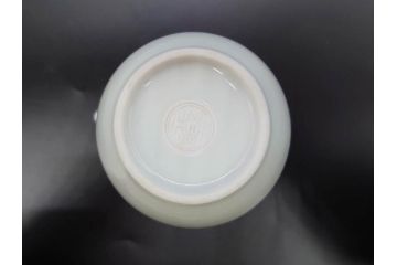 十五代　永楽善五郎　京焼　白鷺酒次一対(2客)　シンプルで優美なフォルムをした徳利2点セット(茶道具、とっくり、酒器、水差し、水次、茶器、和食器、共箱付き、裏印)(R-078761)