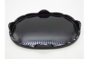 上手物　明治金工師　磯崎美亜　瞳銀製　高さ 約26cm　重量 約1.96kg　しなやかな鹿の造形が見事な置物(海野美盛門下、シカ、共箱付き、台付き)(R-078766)