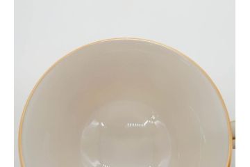 ノリタケ　NORITAKE　アイボリーチャイナ　ポップでレトロな花柄が可愛いカップ&ソーサー6客(フラワー、IVORY China、C&S、碗皿、磁器、洋食器、箱付き)(R-078767)