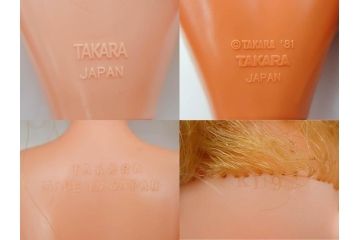 昭和期　当時物　マテル社(Mattel)バービー　タカラ(TAKARA)リカちゃん イサムくん ジェニー　多数の洋服や小物付き　懐かしさを感じる人形13体まとめてセット(ファッションドール、着せ替え人形、K119、Barbie、大量、衣装)(R-078769)