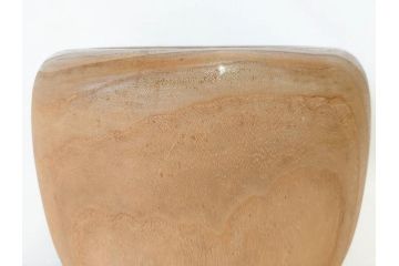指物師 駒沢利斎　木のぬくもりを感じる桐火桶(丸火鉢、木製火鉢、手あぶり、共箱付き)(R-078771)
