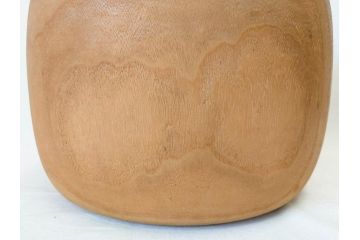 指物師 駒沢利斎　木のぬくもりを感じる桐火桶(丸火鉢、木製火鉢、手あぶり、共箱付き)(R-078771)