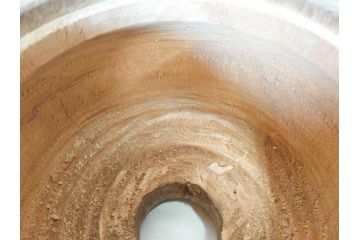 指物師 駒沢利斎　木のぬくもりを感じる桐火桶(丸火鉢、木製火鉢、手あぶり、共箱付き)(R-078771)