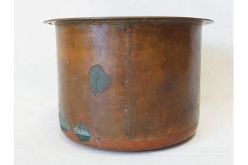指物師 駒沢利斎　木のぬくもりを感じる桐火桶(丸火鉢、木製火鉢、手あぶり、共箱付き)(R-078771)