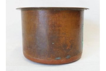 指物師 駒沢利斎　木のぬくもりを感じる桐火桶(丸火鉢、木製火鉢、手あぶり、共箱付き)(R-078771)