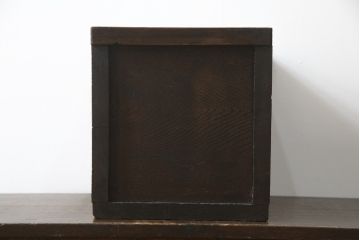 和製アンティーク　栗材　落ち着いた佇まいが魅力的な銭箱(銭函)(R-078796)