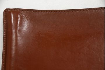 中古　Cassina(カッシーナ)　412　CAB(キャブ)　MARIO BELLINI(マリオベリーニ)　シンプルモダンな空間づくりに活躍するアームレスチェア2脚セット(ダイニングチェア、椅子、イス、バラ売り可能)(定価2脚で約47万5千円)(R-078800)