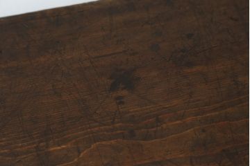 アジアンアンティーク　松材　金具の立派なバンダチ(バンダジ、半閉櫃、李朝箪笥、時代箪笥、収納箪笥、サイドボード)(R-078808)