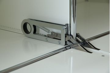 中古　USMハラー(USM Haller)　3列7段(3×7)　美しくシンプルなデザインが目を引く鉄製収納棚(戸棚、キャビネット)(定価約186万円)(R-078810)