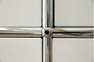 中古　USMハラー(USM Haller)　3列7段(3×7)　美しくシンプルなデザインが目を引く鉄製収納棚(戸棚、キャビネット)(定価約186万円)(R-078810)