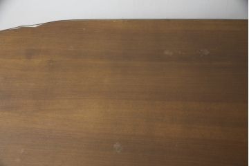 中古　最高級　イタリア輸入家具　マホガニー材　素晴らしい彫刻のダイニングテーブル(食卓、4人掛け、6人掛け)(定価約400万円)(R-078819)
